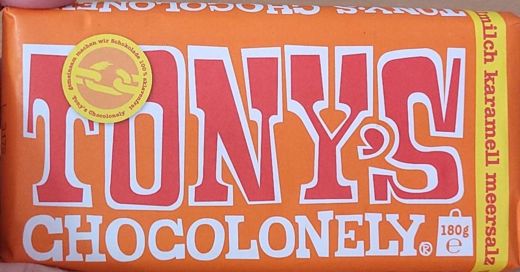 Zdjęcia - Czekolada karmel z solą TONY'S CHOCOLONELY