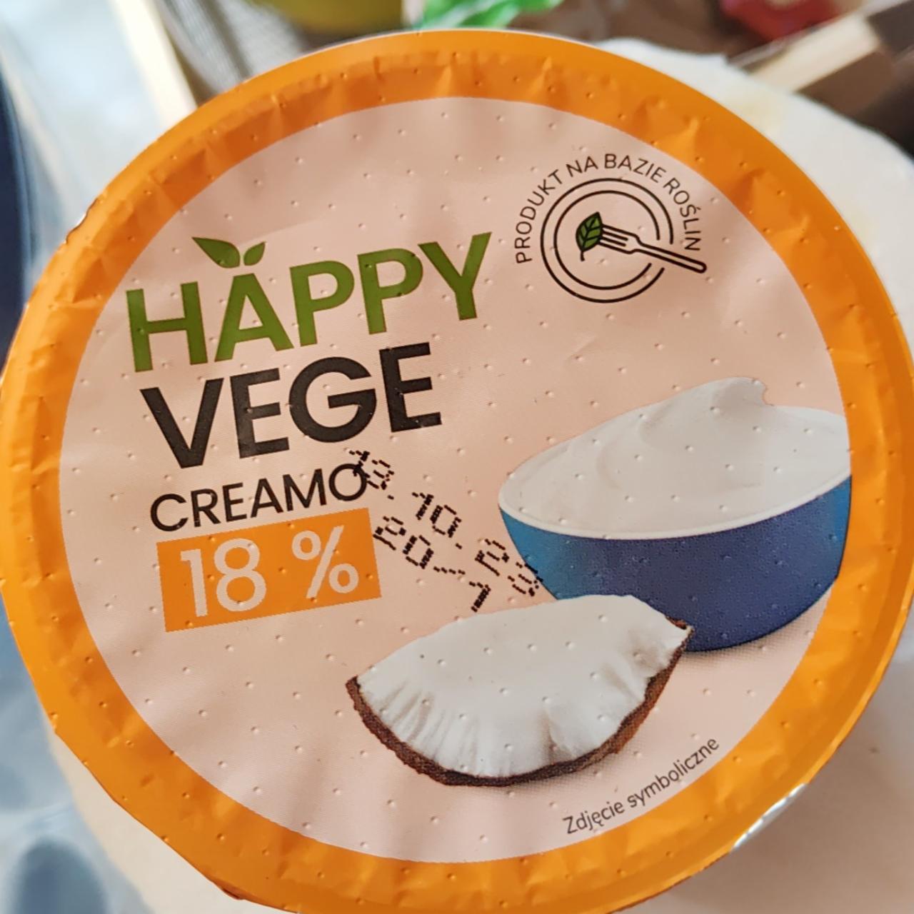 Zdjęcia - Śmietana Creamo 18% Happy Vege