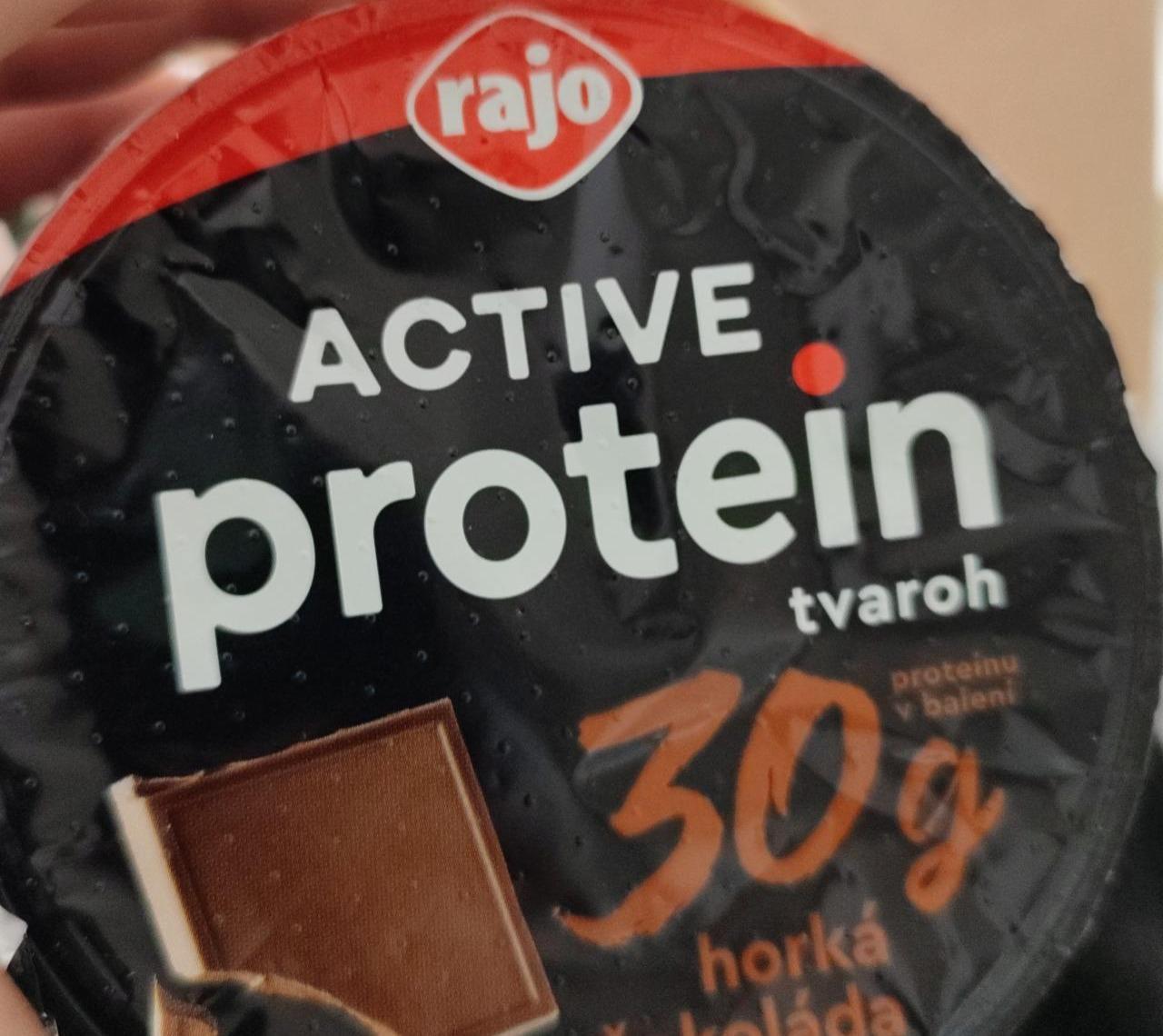 Zdjęcia - Aktywny proteinowy jogurt o smaku czekoladowym rajo