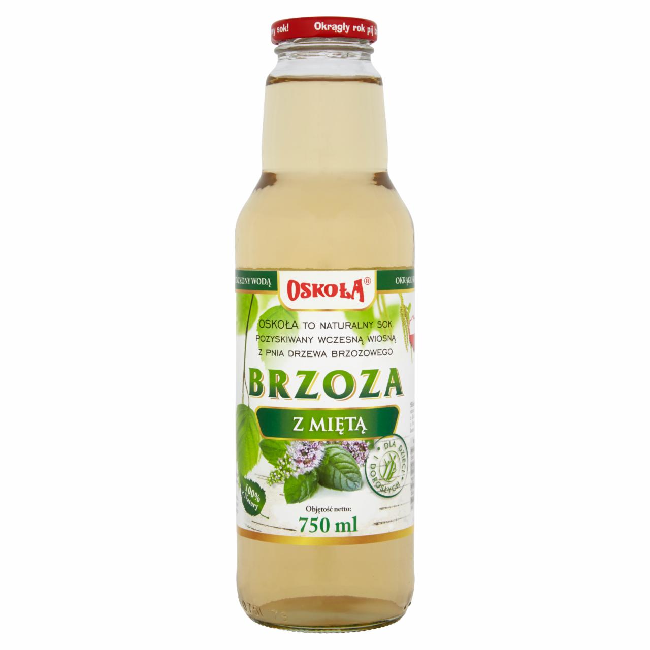 Zdjęcia - Oskoła Brzoza z miętą Naturalny sok 750 ml