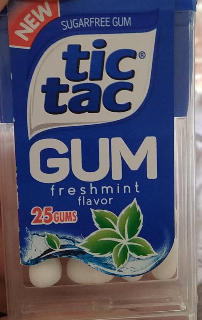 Zdjęcia - Tic Tac Guma do żucia o smaku miętowym 12,1 g (25 sztuk)