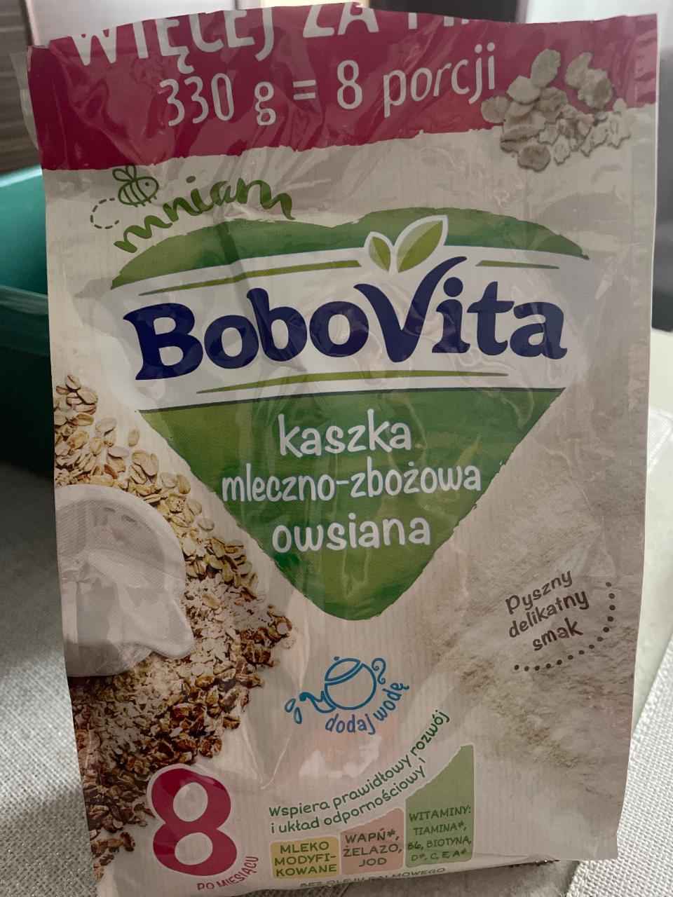 Zdjęcia - BoboVita Kaszka mleczno-zbożowa owsiana po 8 miesiącu 230 g