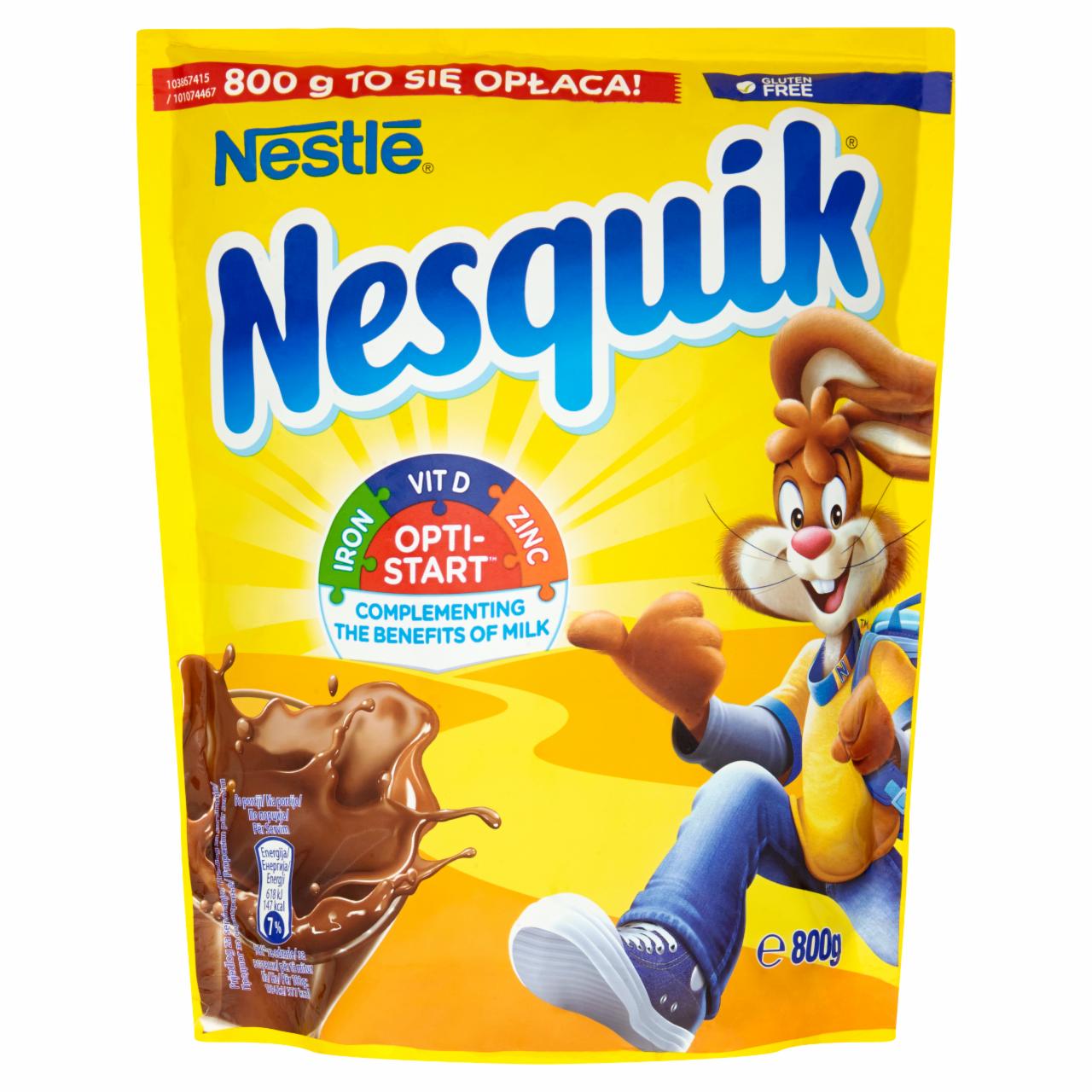 Zdjęcia - Nesquik Opti-Start Rozpuszczalny napój kakaowy z dodatkiem witamin i składników mineralnych 800 g