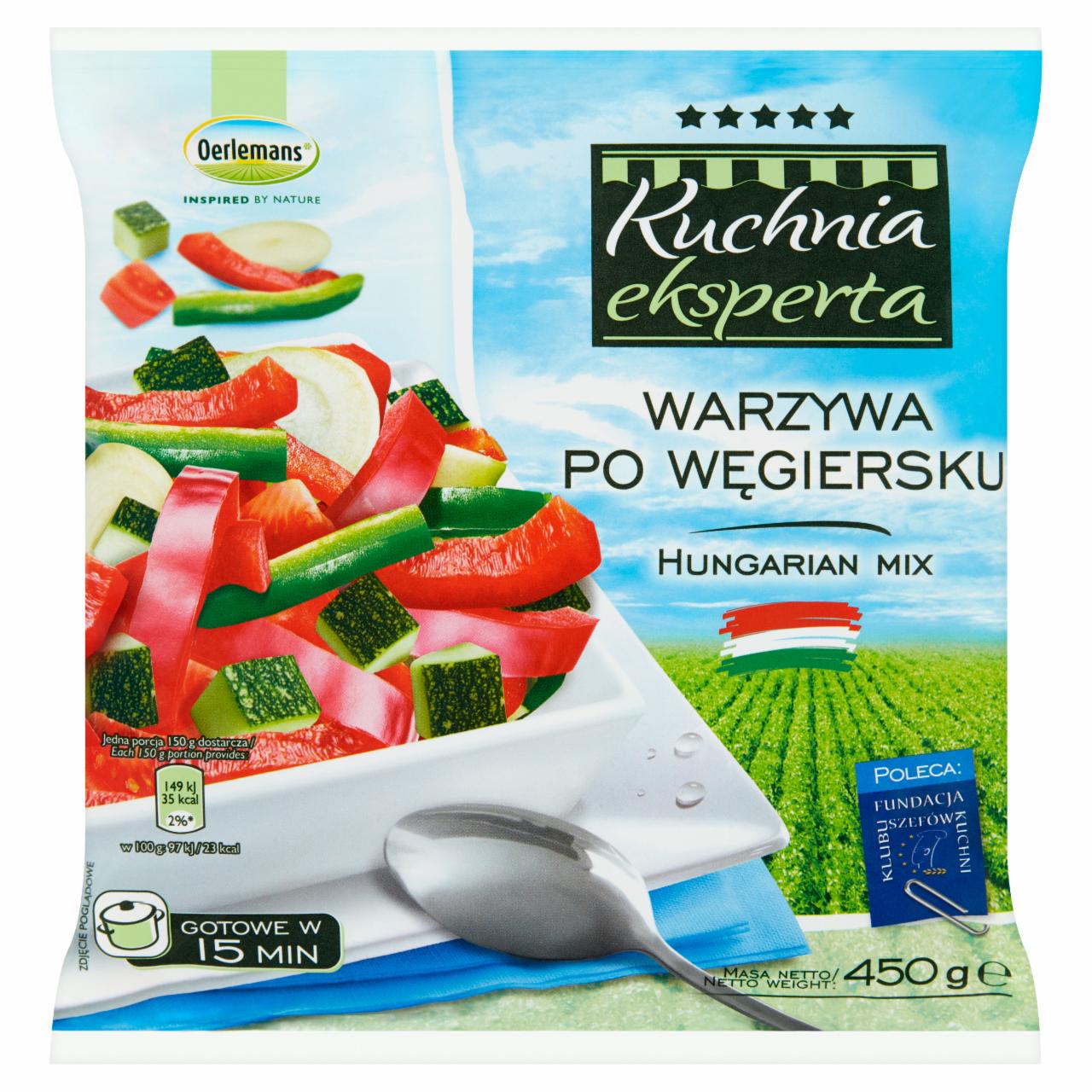 Zdjęcia - Oerlemans Kuchnia eksperta Warzywa po węgiersku 450 g