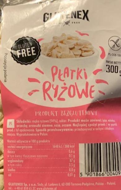 Zdjęcia - Płatki ryżowe Glutenex