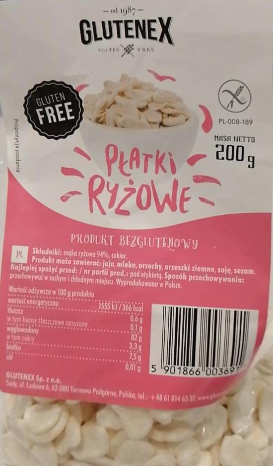 Zdjęcia - Płatki ryżowe Glutenex