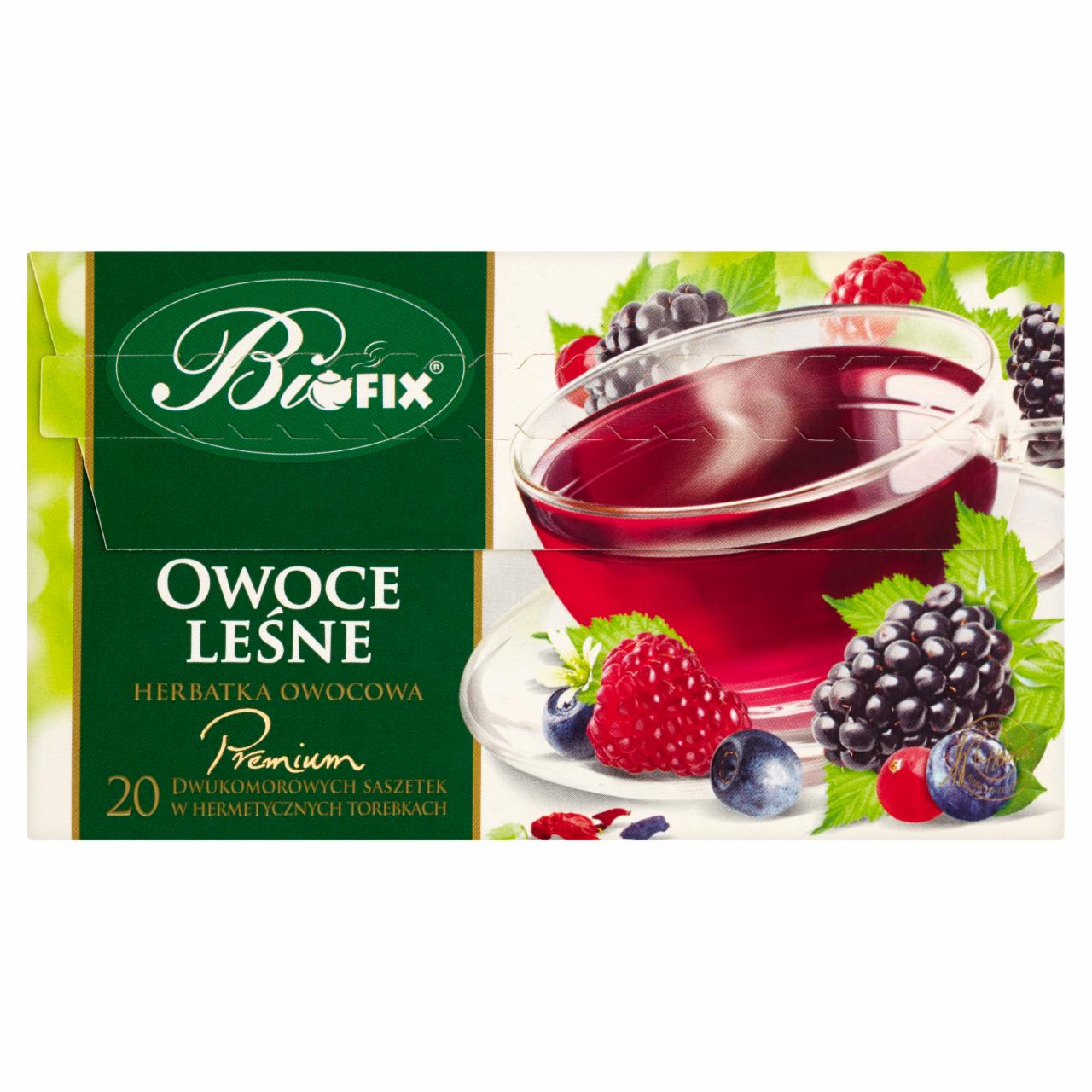 Zdjęcia - Bifix Premium owoce leśne Herbatka owocowa 40 g (20 saszetek)