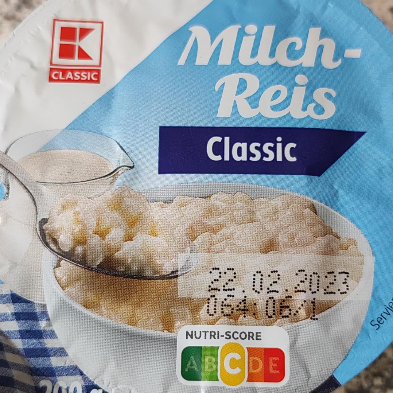 Zdjęcia - Milchreis Classic K-Classic