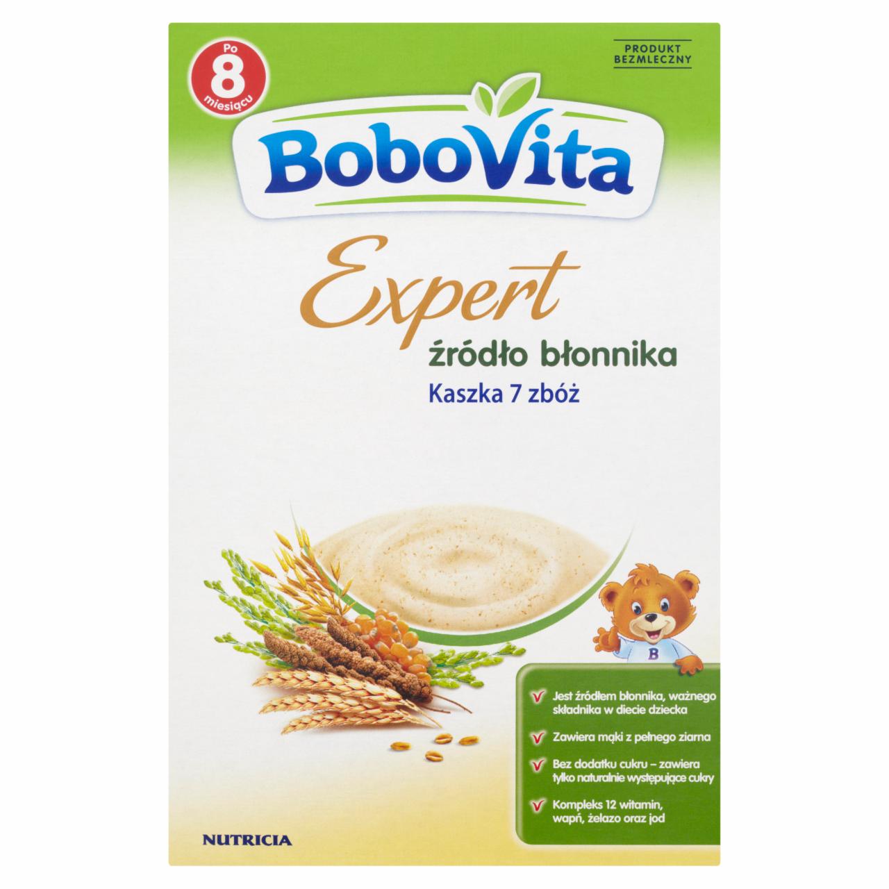 Zdjęcia - BoboVita Expert źródło błonnika Kaszka 7 zbóż po 8 miesiącu 230 g