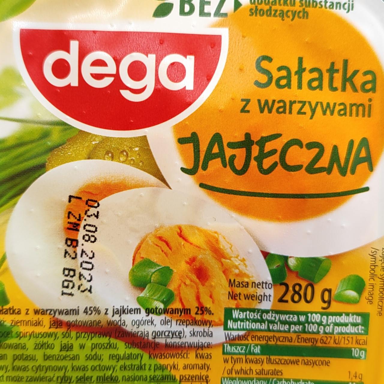 Zdjęcia - Dega Sałatka jajeczna z warzywami 280 g