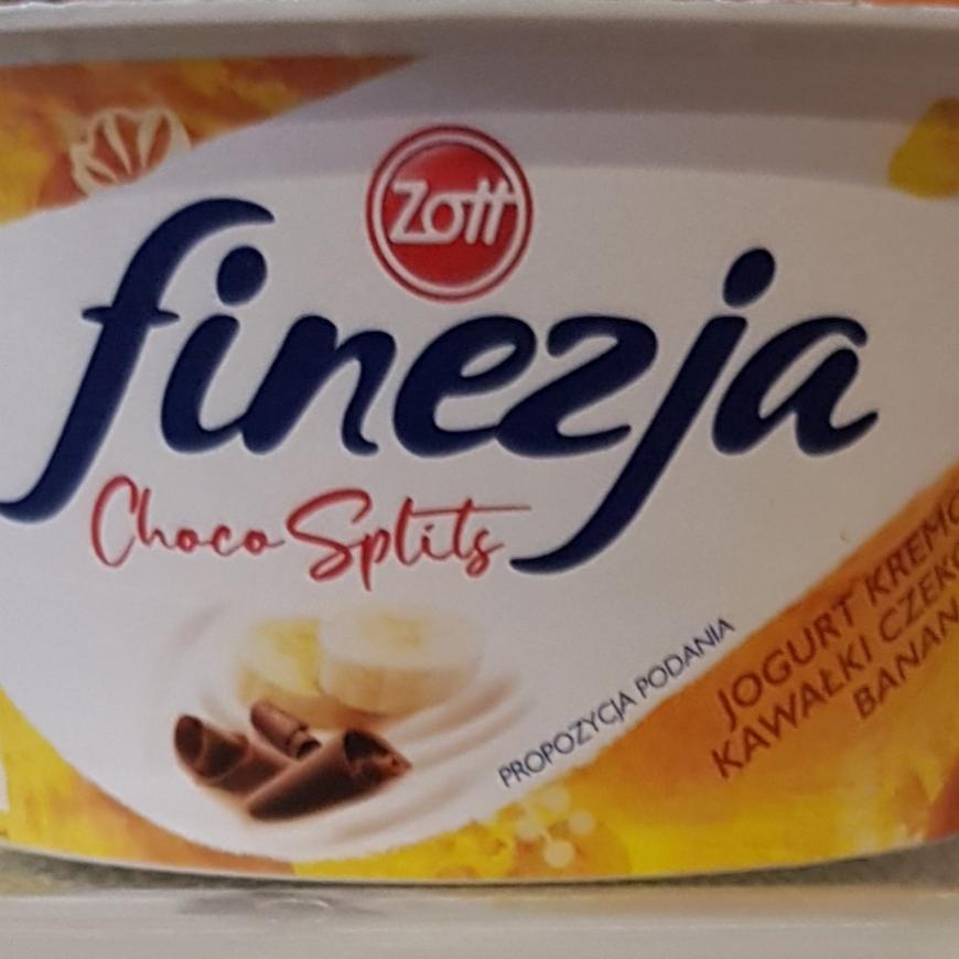 Zdjęcia - Finezja Choco Splits Jogurt kremowy 130 g Zott