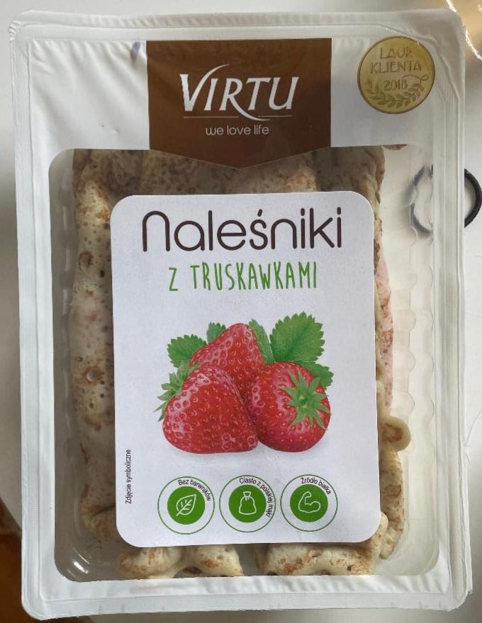 Zdjęcia - Naleśniki z truskawkami Virtu