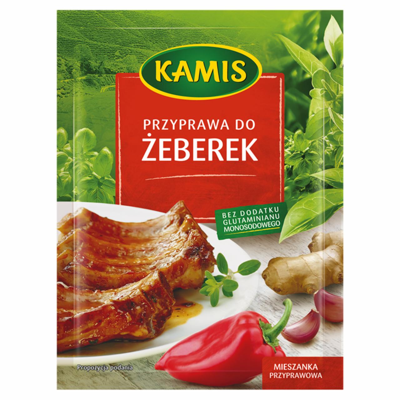 Zdjęcia - Kamis Przyprawa do żeberek Mieszanka przyprawowa 25 g