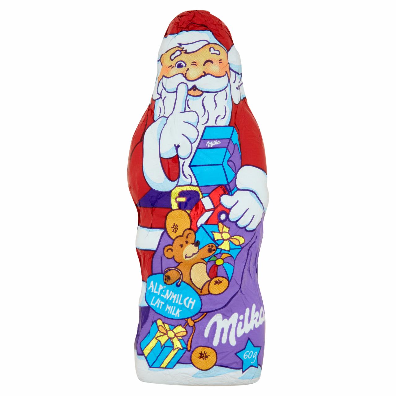 Zdjęcia - Milka Mikołaj z czekolady mlecznej z mleka alpejskiego 60 g