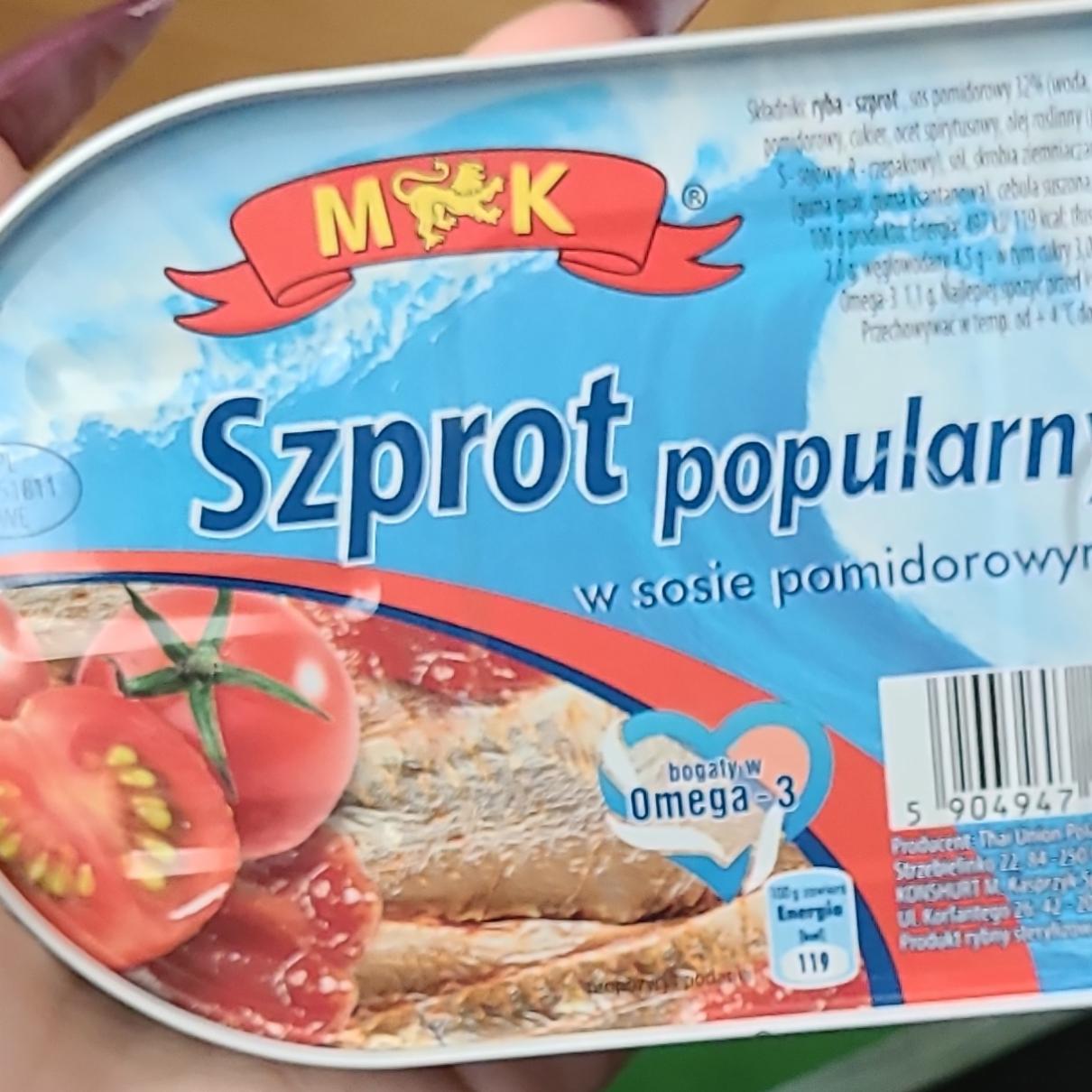 Zdjęcia - Szprot popularny w sosie pomidorowym MK