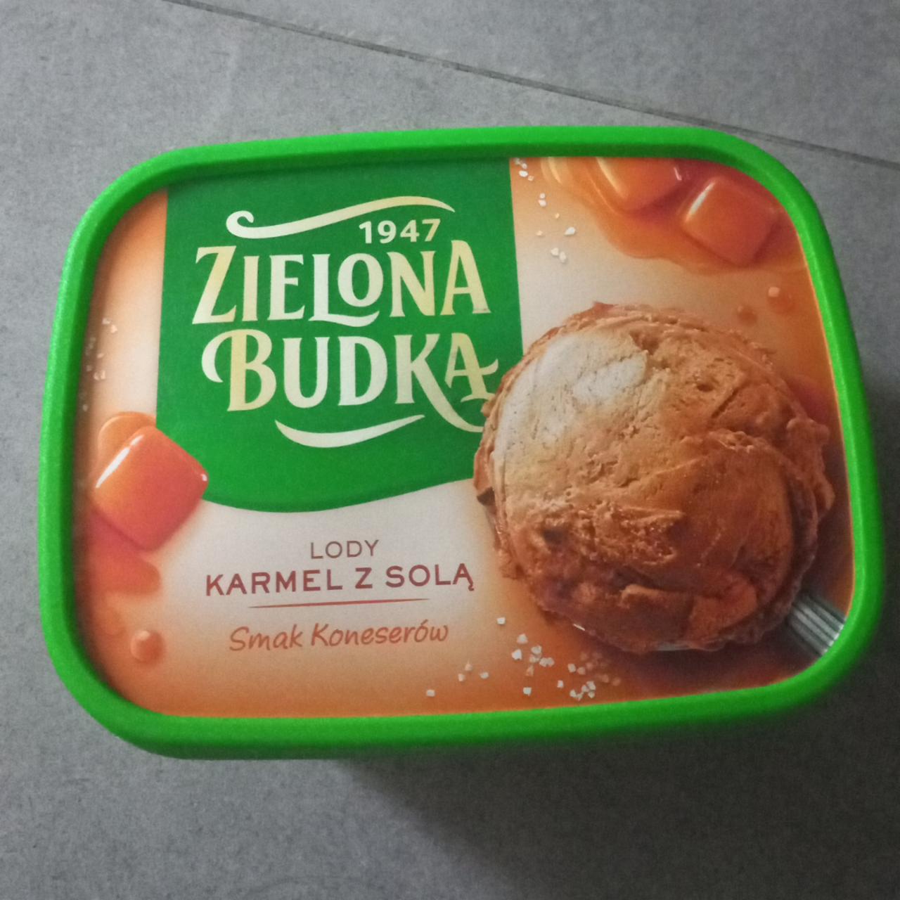 Zdjęcia - Lody karmel z solą Zielona Budka