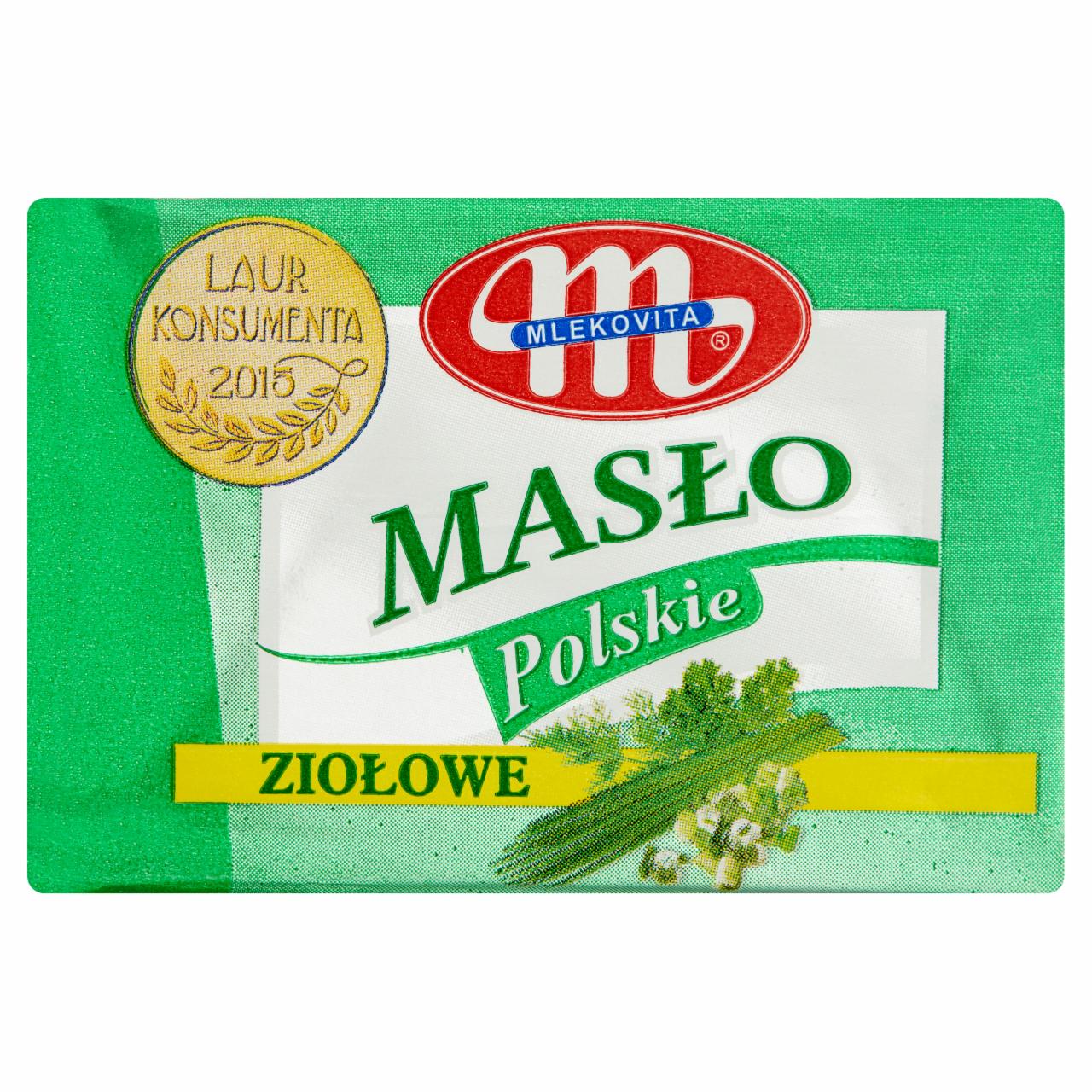 Zdjęcia - Mlekovita Masło Polskie ziołowe 100 g