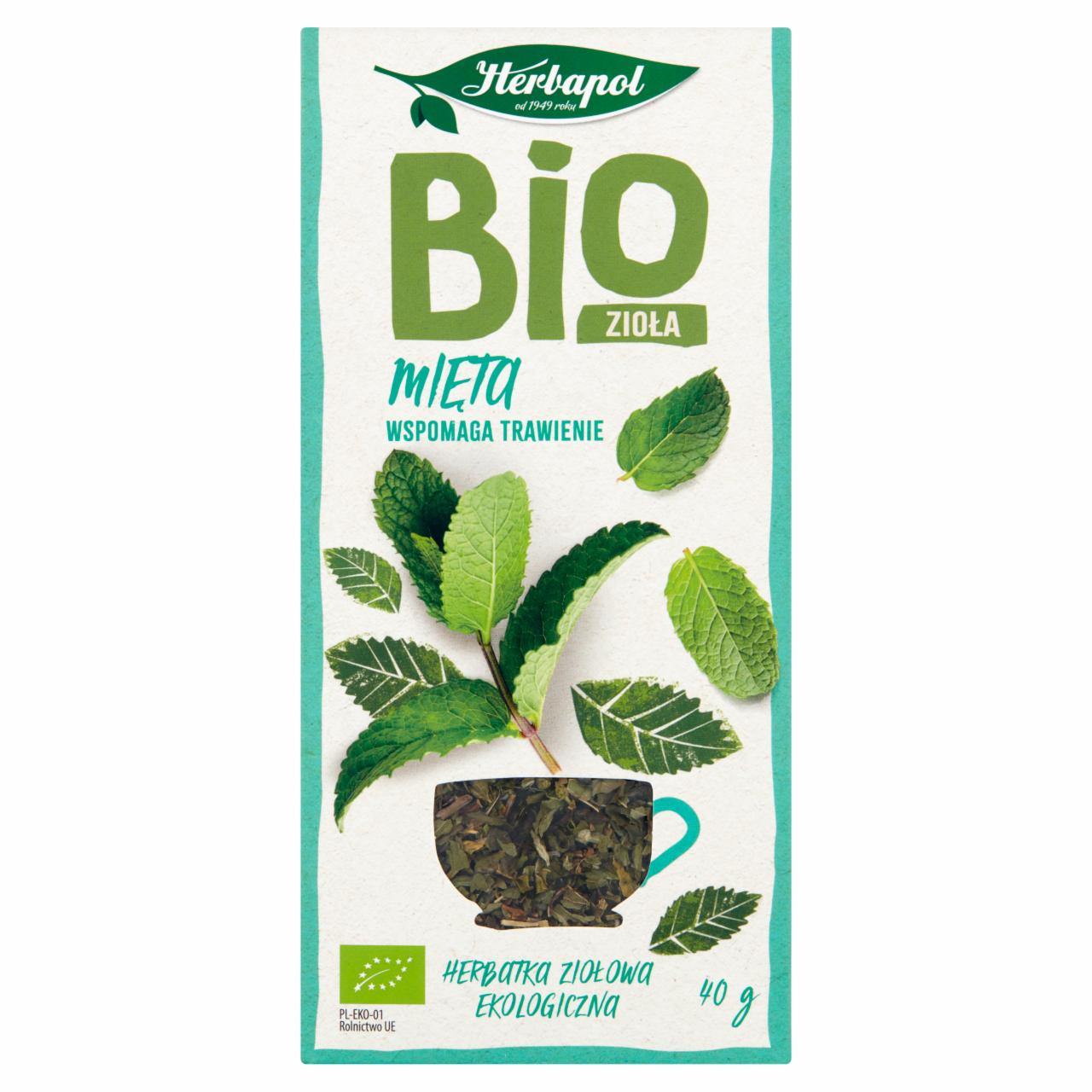 Zdjęcia - Herbapol Zioła BIO mięta 40 g