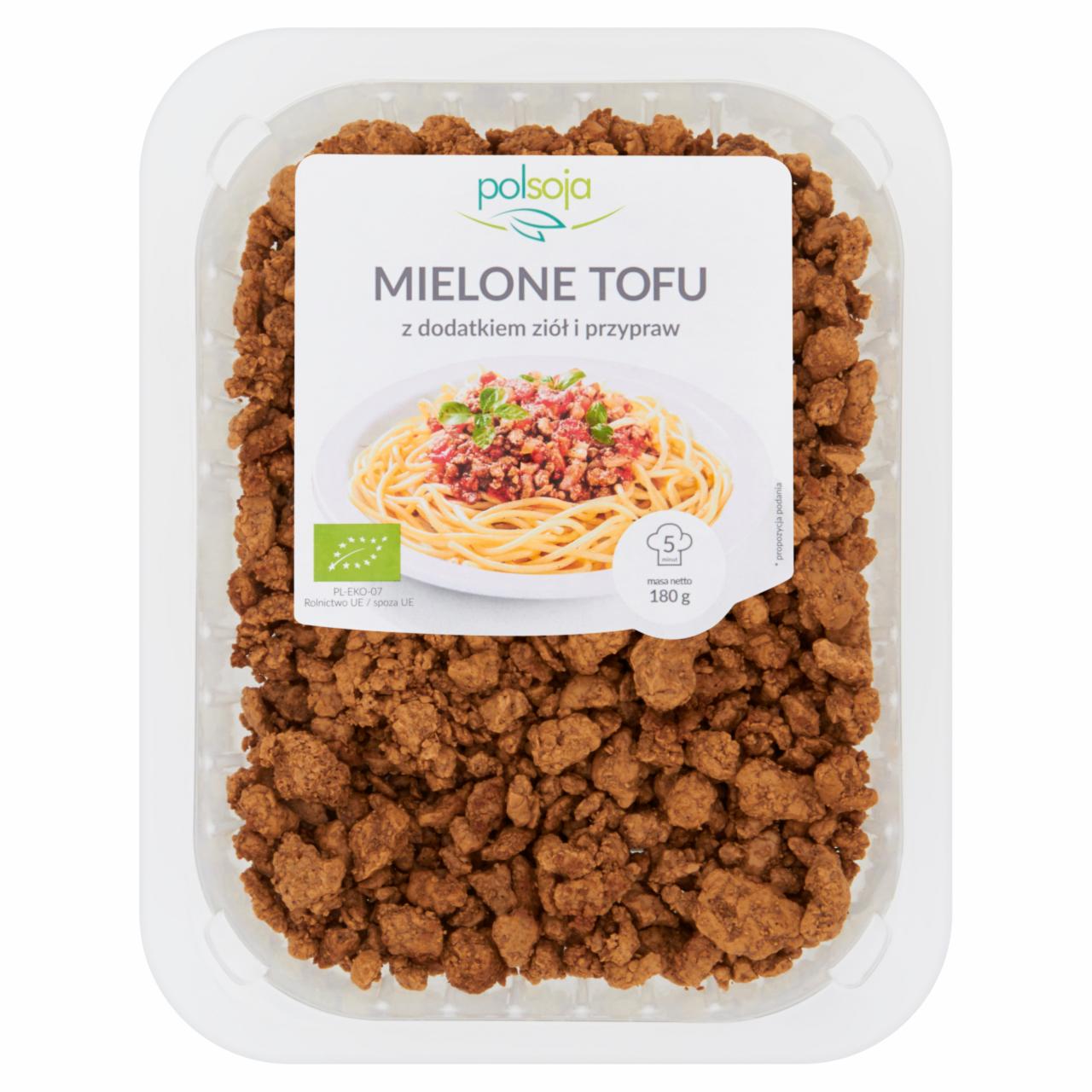 Zdjęcia - Polsoja Mielone tofu z dodatkiem ziół i przypraw 180 g