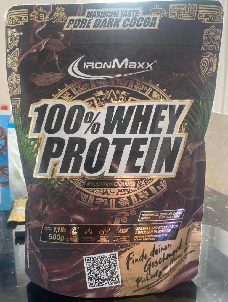 Zdjęcia - 100% Whey Protein Pure Dark Cocoa IronMaxx