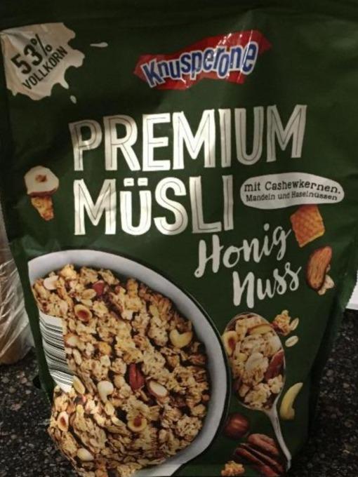 Zdjęcia - Premium Müsli Honig Nuss Knusperone