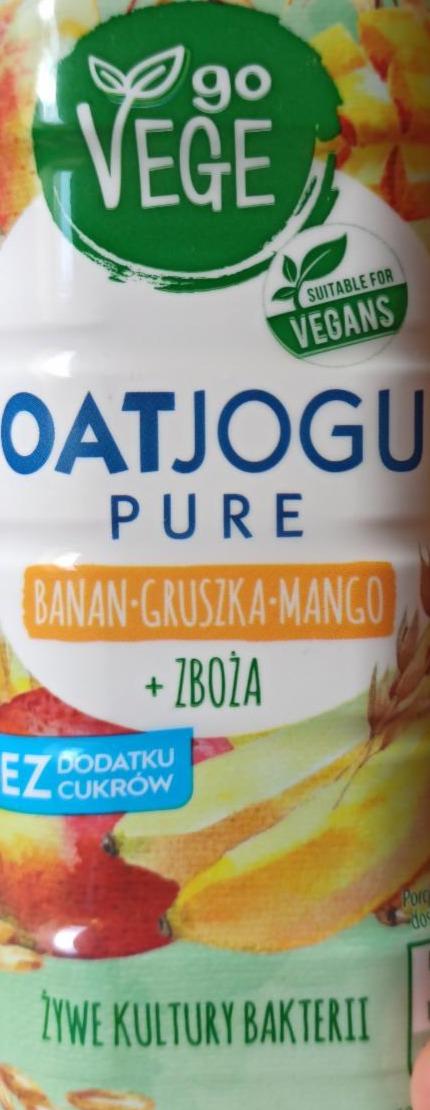 Zdjęcia - oatjogu Pure go vege banan gruszka mango