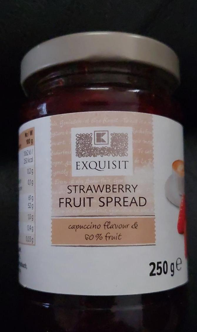 Zdjęcia - Strawberry fruit spread capuccino flavour Exquisit