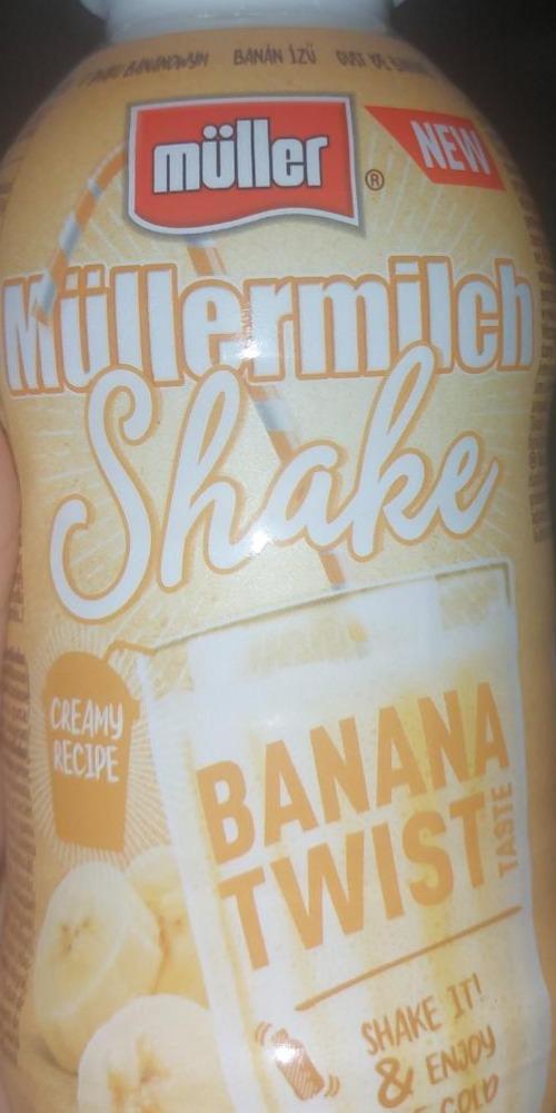 Zdjęcia - Müllermilch Schake Banana Twist Müller