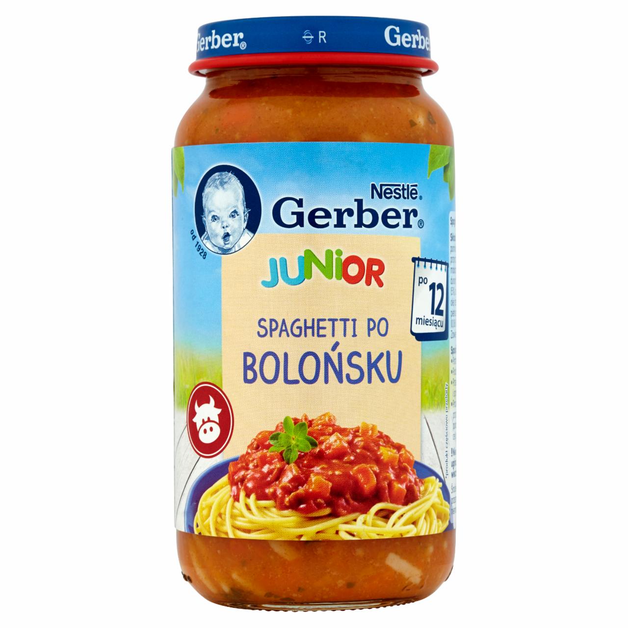 Zdjęcia - Gerber Spaghetti po bolońsku dla dzieci po 12 miesiącu