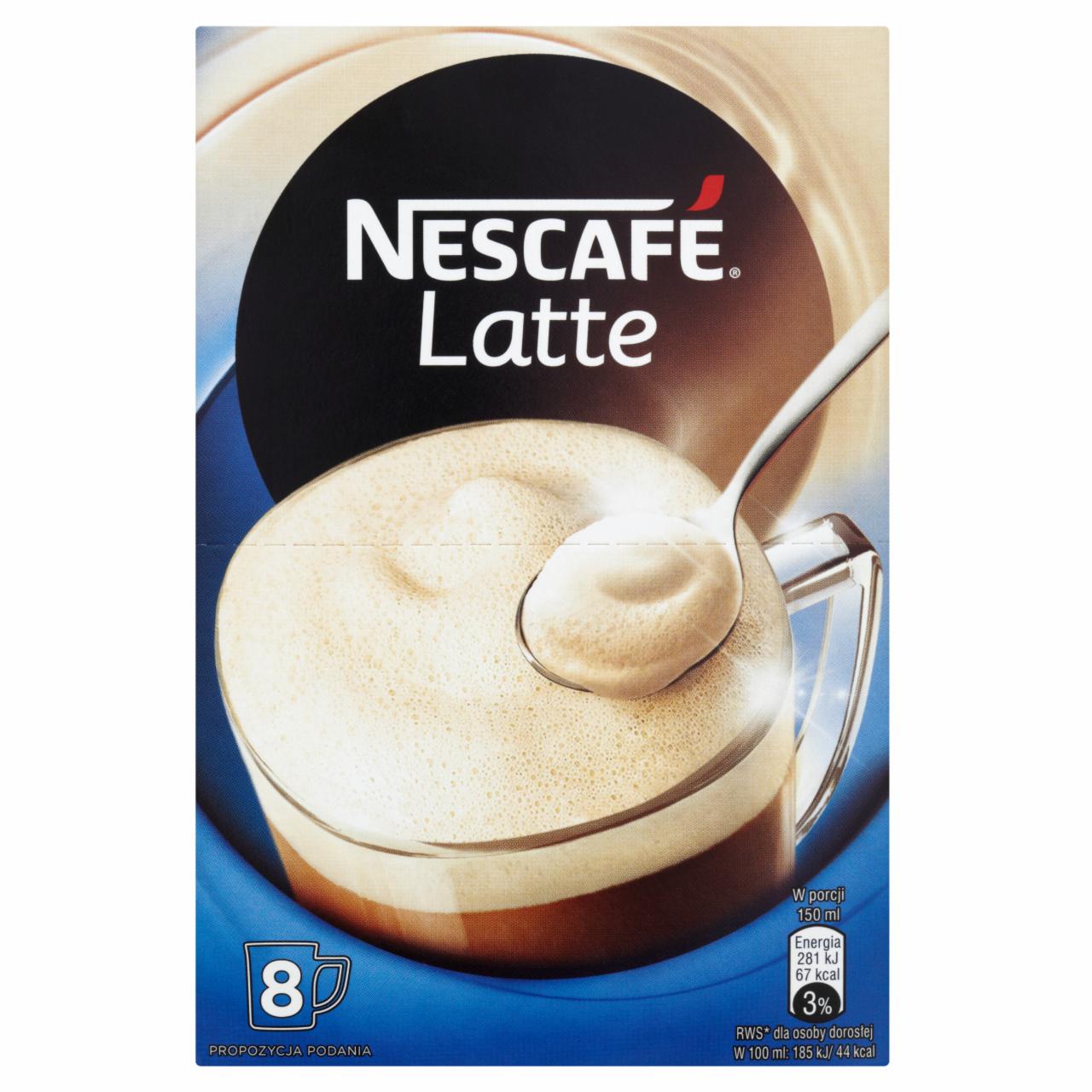 Zdjęcia - Nescafé Latte Rozpuszczalny napój kawowy 120 g (8 sztuk)