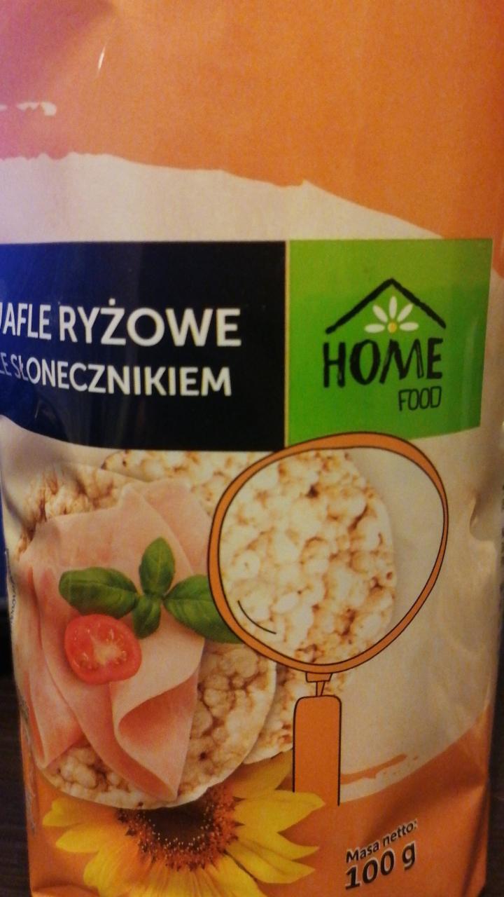 Zdjęcia - Wafle ryżowe ze słonecznikiem Home food