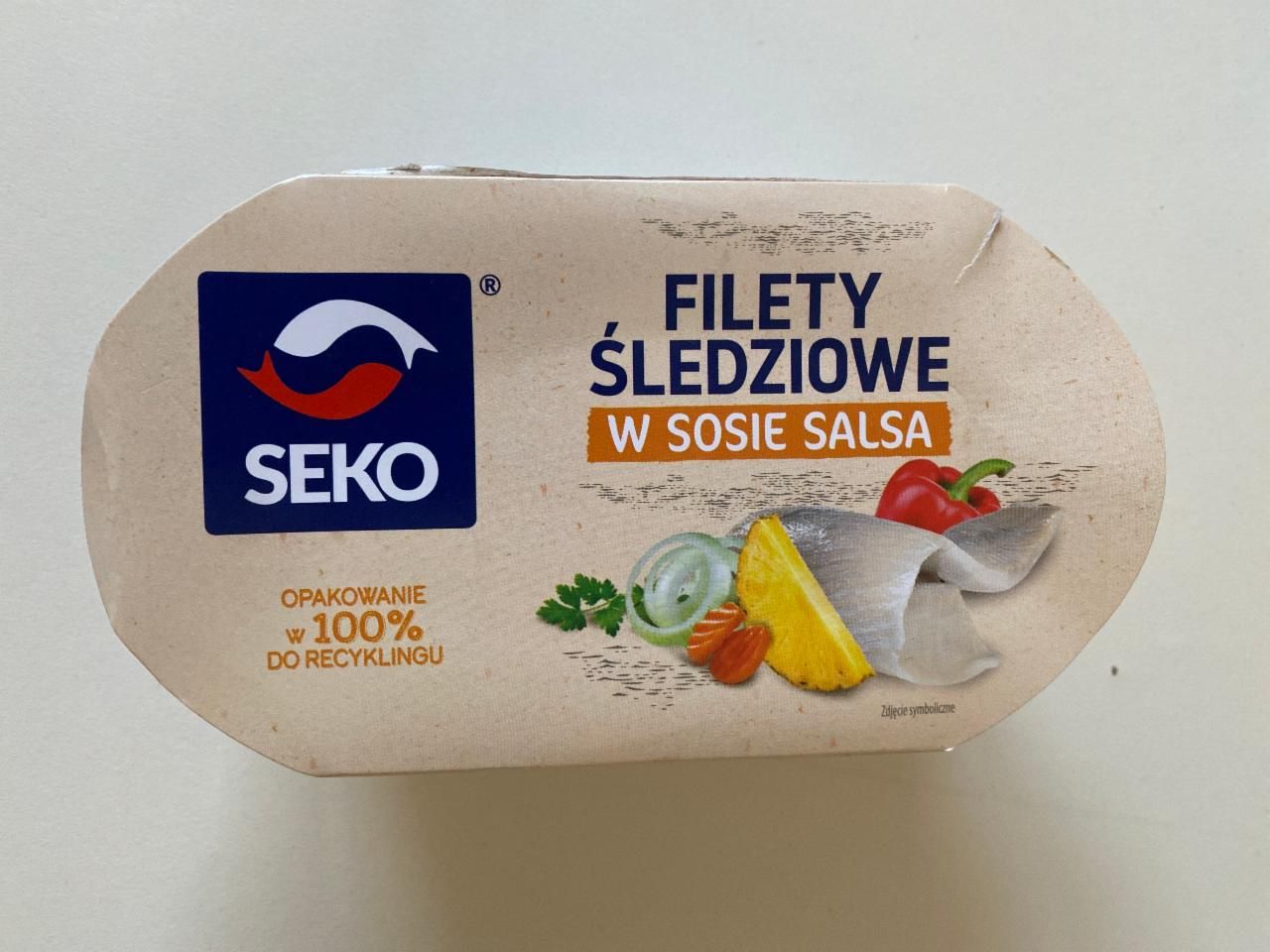 Zdjęcia - Filety śledziowe w sosie salsa Seko