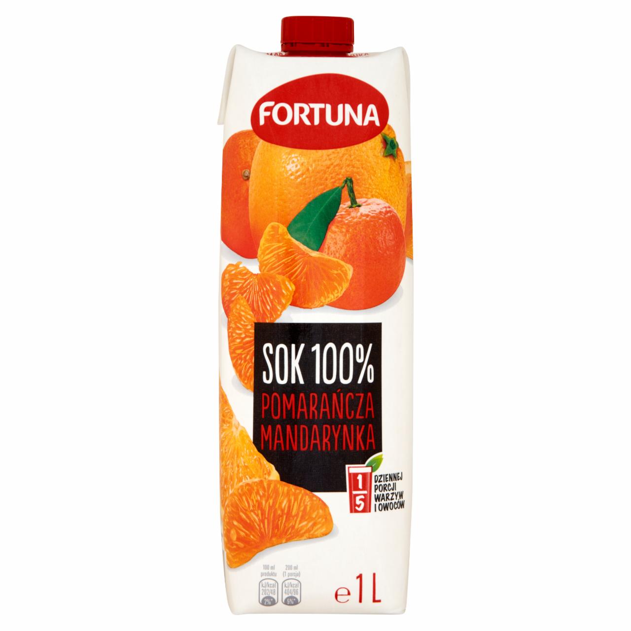 Zdjęcia - Fortuna Pomarańcza mandarynka Sok 100% 1 l