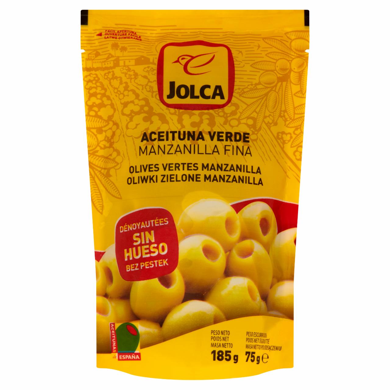 Zdjęcia - Jolca Oliwki zielone manzanilla bez pestek 185 g