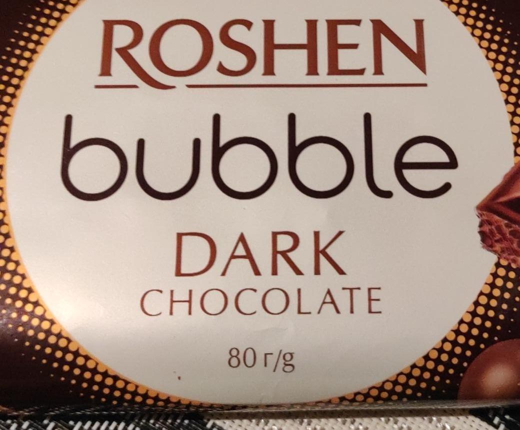 Zdjęcia - Bubble dark chocolate Roshen