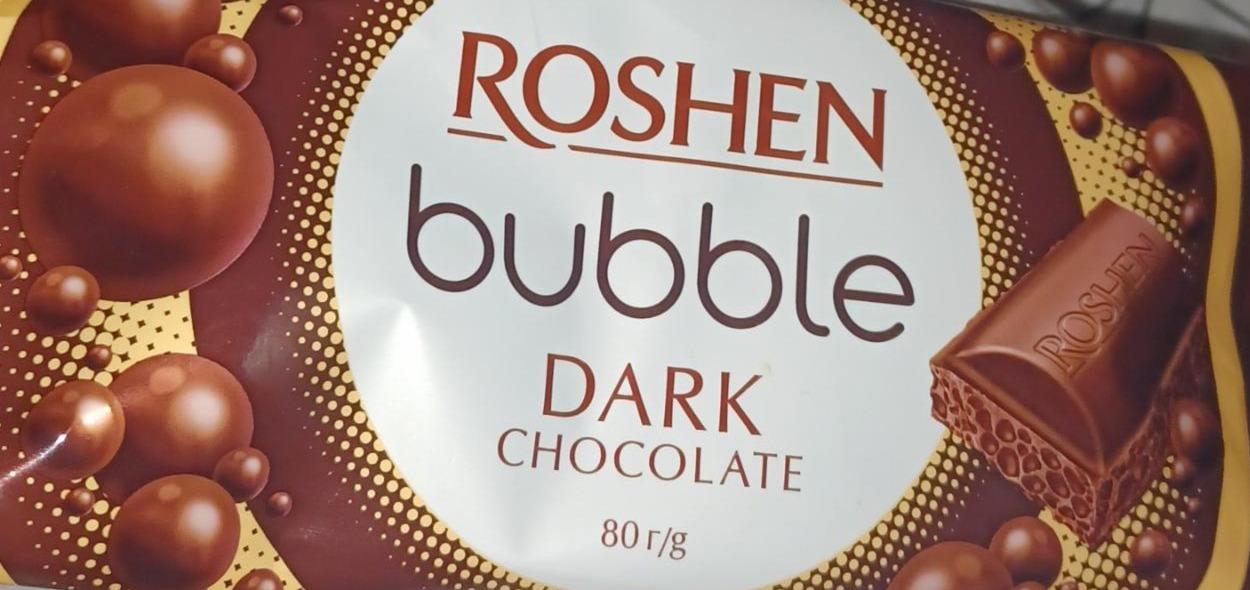Zdjęcia - Bubble dark chocolate Roshen