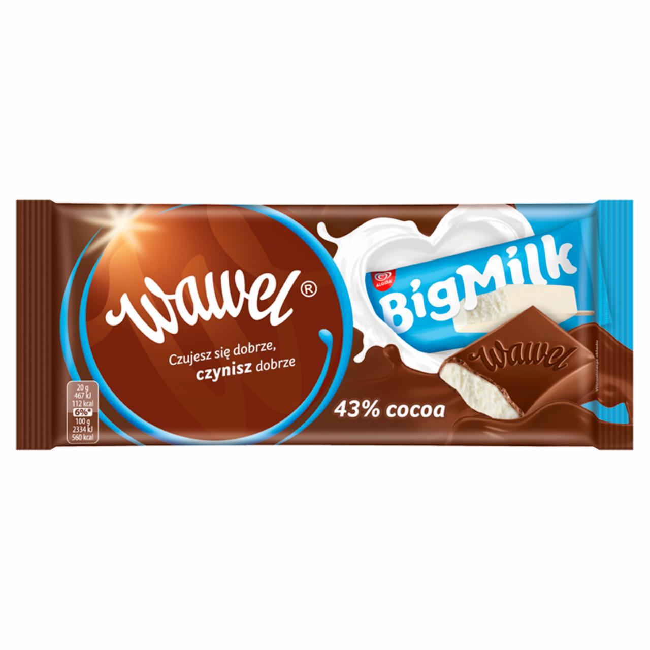 Zdjęcia - Wawel Big Milk Czekolada z nadzieniem 100 g