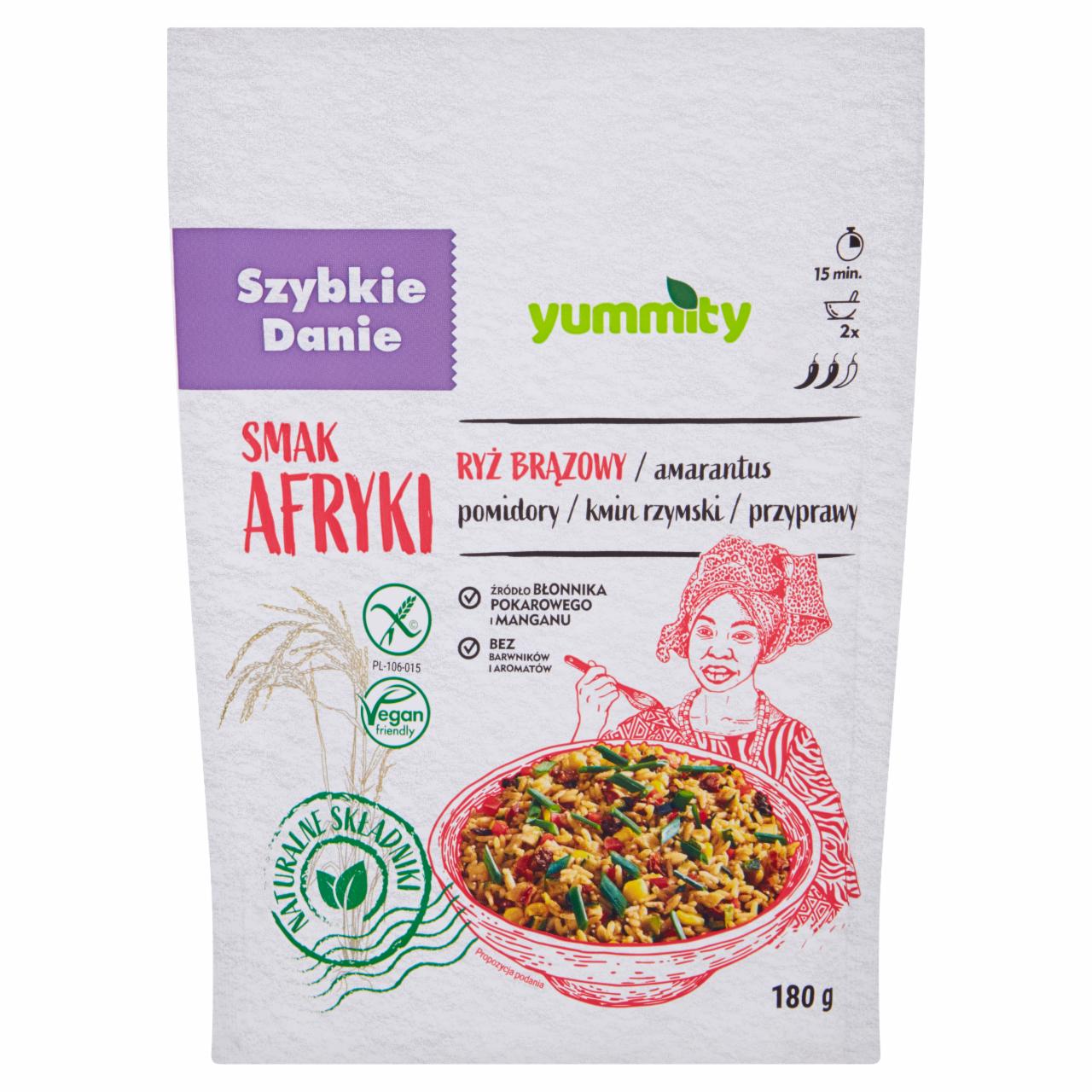 Zdjęcia - Yummity Bezglutenowe szybkie danie smak Afryki 180 g