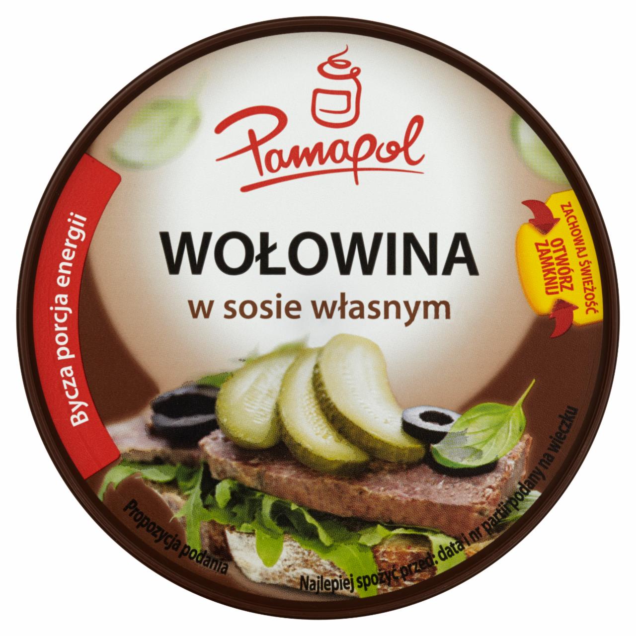 Zdjęcia - Pamapol Wołowina w sosie własnym 300 g