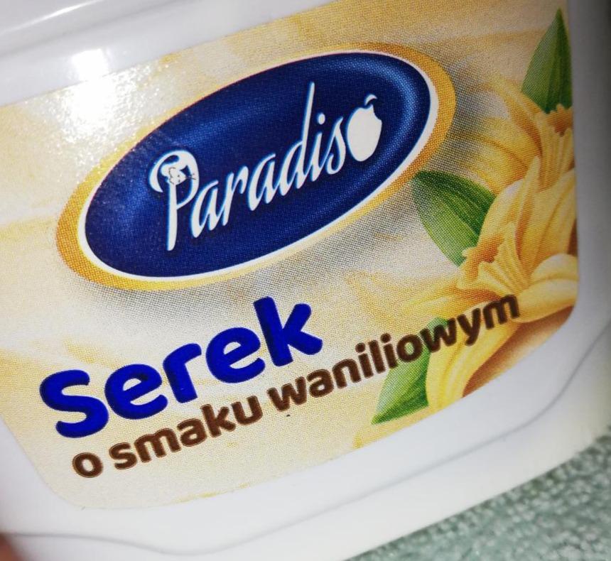 Zdjęcia - Serek o smaku waniliowym Paradiso