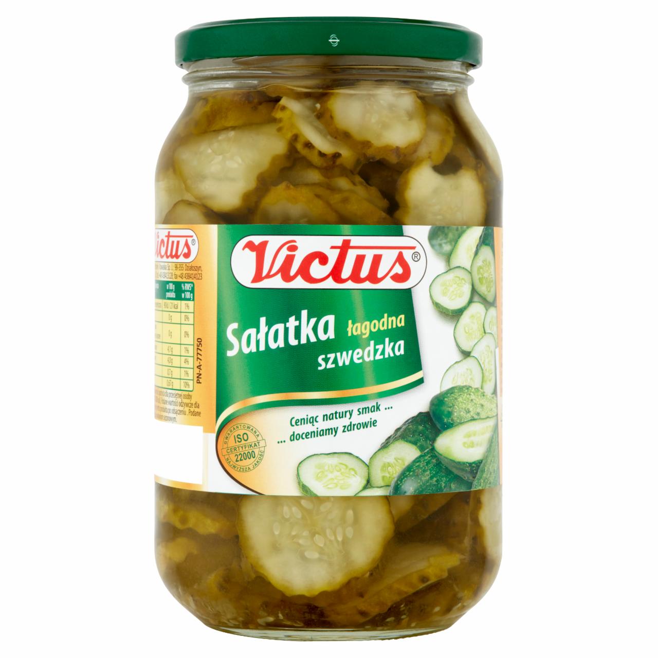 Zdjęcia - Victus Sałatka szwedzka łagodna 850 g