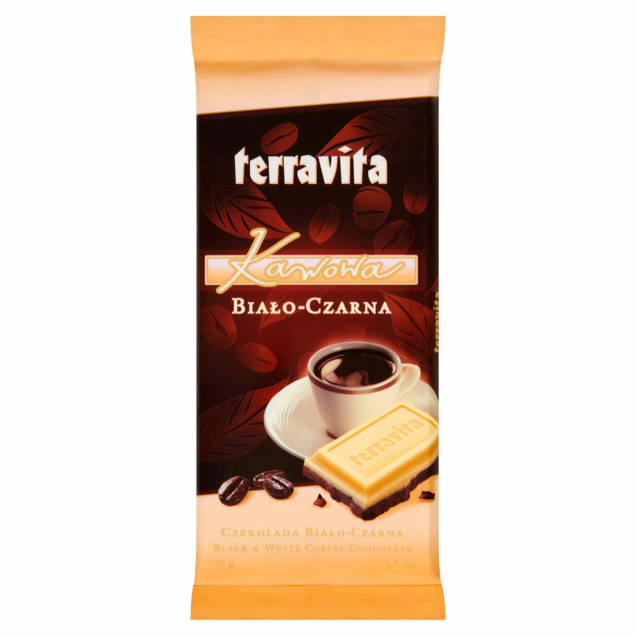 Zdjęcia - Terravita Kawowa Czekolada biało-czarna 100 g