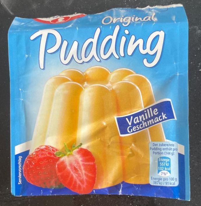 Zdjęcia - Original Pudding vanille geschmack Dr. Oetker