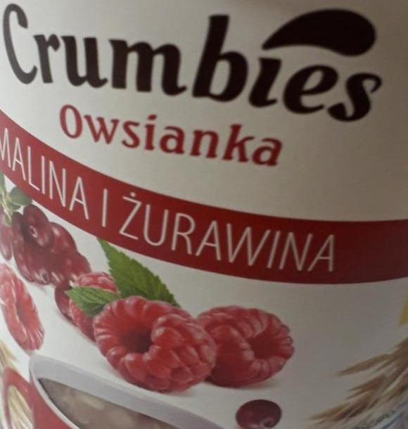 Zdjęcia - crumbies owsianka malina żurawina