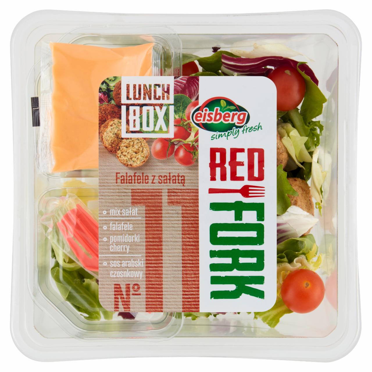 Zdjęcia - Eisberg Red Fork Lunch Box No 11 Falafele z sałatą140 g