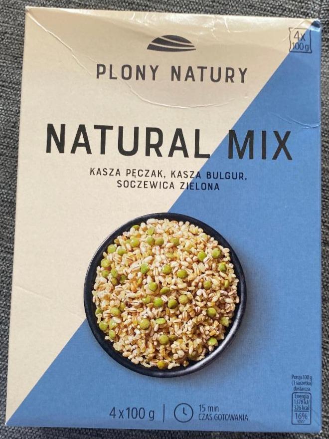 Zdjęcia - Natural Mix kasza pęczak, kasza bulgur, soczewica zielona Plony Natury