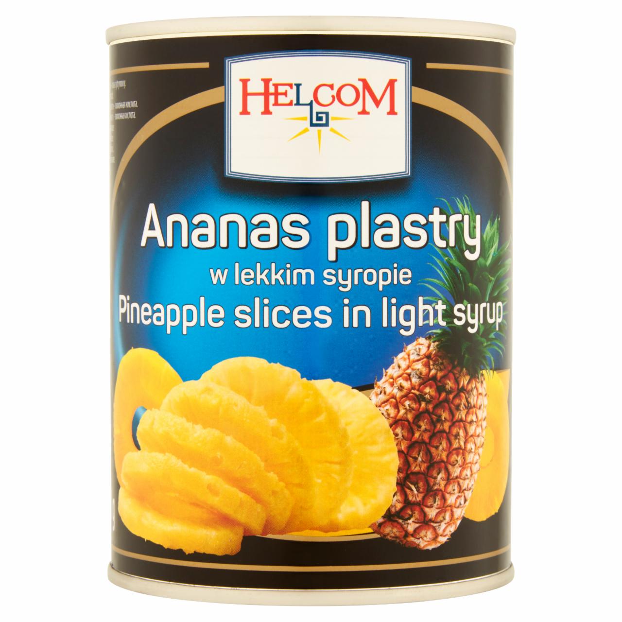 Zdjęcia - Helcom Ananas plastry w lekkim syropie 565 g