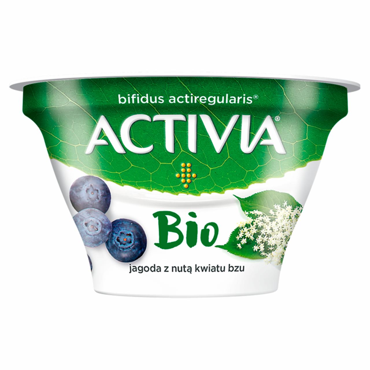 Zdjęcia - Danone Activia Bio Jogurt jagoda z nutą kwiatu bzu 150 g