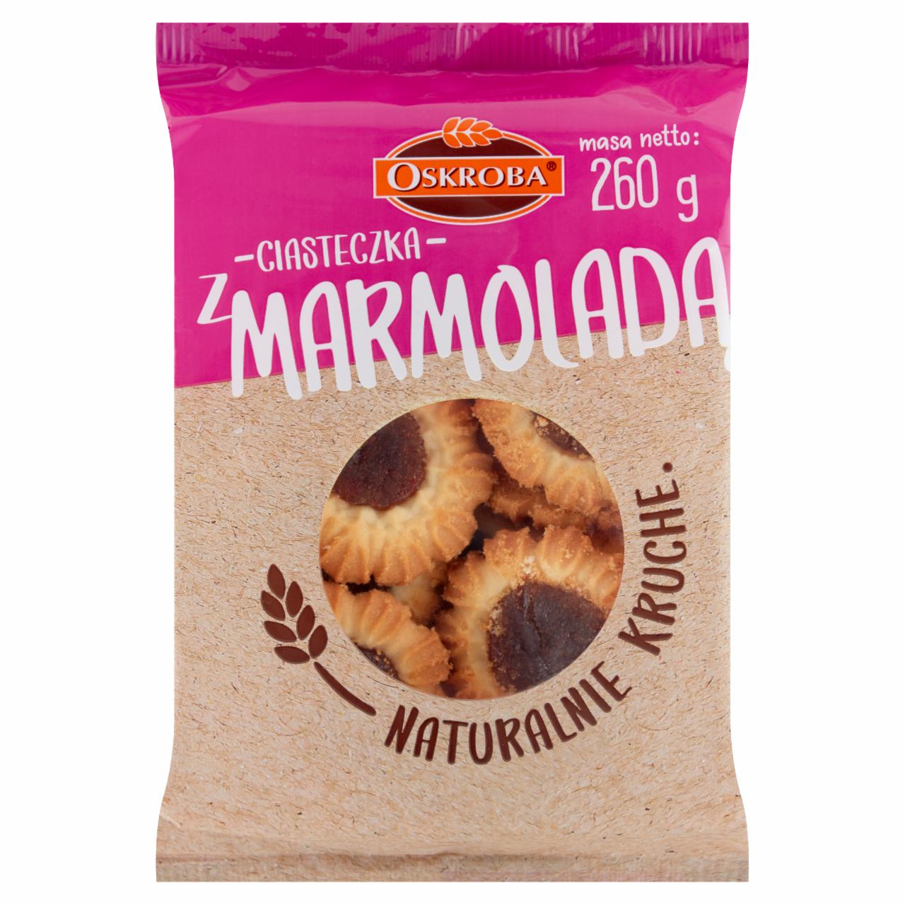 Zdjęcia - Oskroba Ciasteczka z marmoladą 260 g