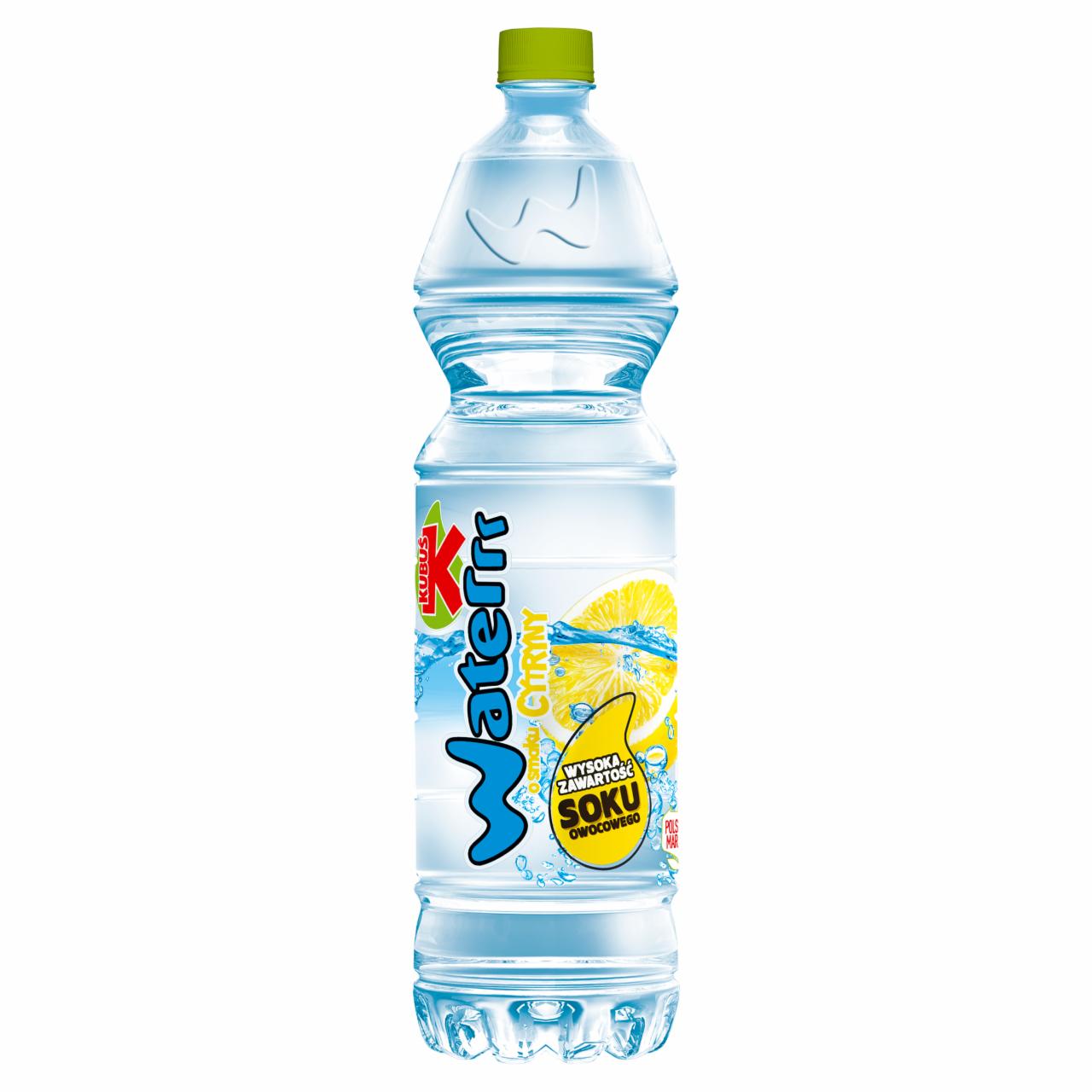 Zdjęcia - Kubuś Waterrr Napój o smaku cytryny 1,5 l